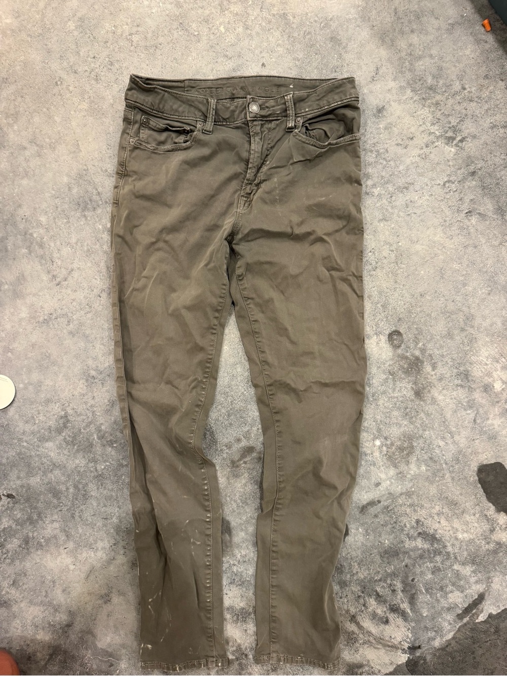 American Eagle Outfitters Slim Jeans in Olive